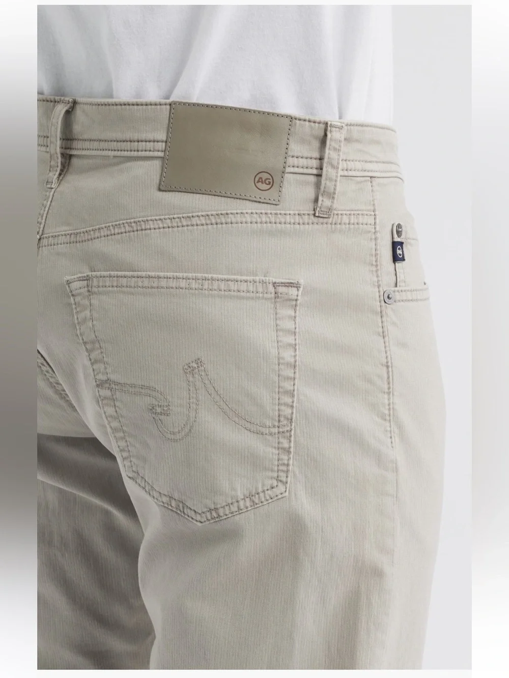 AG Protégé Italian Light Bedford Straight Leg Pants jeans size 34x34 34 x 34 NWT